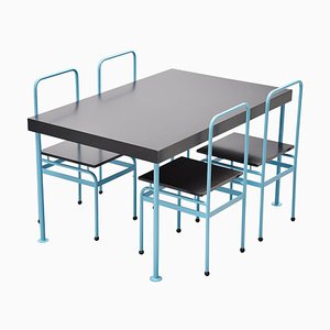 Juego de comedor de JJP Oud para Kollektor Perpetuel, Holland, 1979. Juego de 5