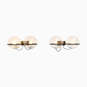 Wall Lamps Model 238/2 attributed to Gino Sarfatti for Arteluce, 1960s, Set of 2