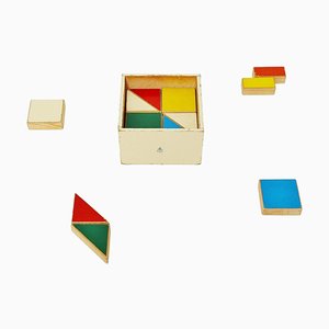Scatola Ado Puzzle Cubes di Ko Verzuu, Olanda, 1955