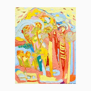 Paul Wadsworth, Sunflower Mountain, 2024, Huile sur Toile