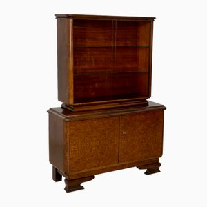 Mid-Century Highboard in Wood