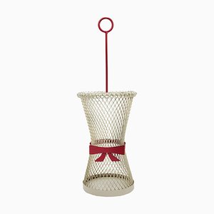 Metal Tie Bow Umbrella Stand in the style of Mathieu Matégot, France, 1950s