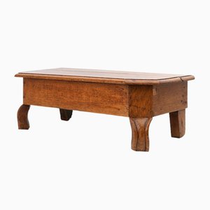Rustic Church Stool, France, 1900s