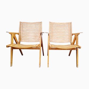 Poltrone Rex Mid-Century nr. 120 di Niko Kralj per Stol Kamnik, Slovenia, anni '60, set di 2