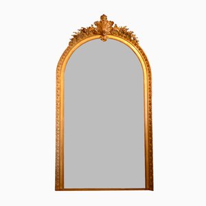 Large Antique French Leaner Mirror, 1880
