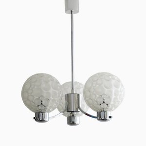 Vintage Deckenlampe aus Chrom, 1970er