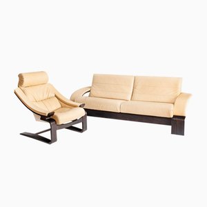 Sofa + Sessel Set Kroken von Åke Fribytter für Nelo Möbel, Schweden, 1990er, 2er Set