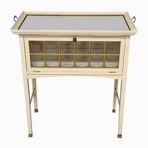 Vienna Secession White Lacquered Serving Cabinet, 1900s