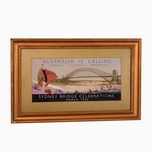 Poster del Sydney Harbour Bridge a guazzo, 1932