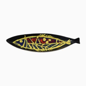 Italienischer Mid-Century Fischteller von Sica / Sicart, 1960er