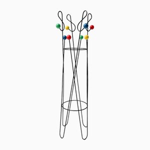 Mid-Century Modern Coat Rack Clef De Sol by Roger Ferraud, 1950s