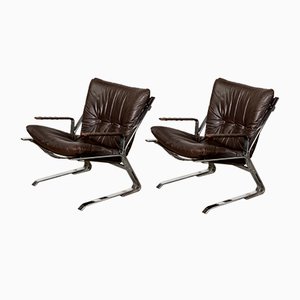Set of Pirate Easy Chairs by Elsa and Nordahl Solheim for Rykken, 1973