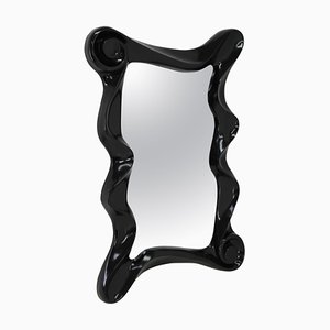 Large Italian Fiber Glass Wall Mirror, 1980s