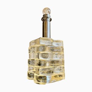 Tischlampe aus Muranoglas, Albano Poli zugeschrieben für Poliarte, Italien, 1970er