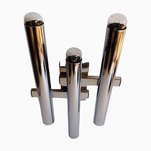Chrome Wall Light by Sciolari, 1970s