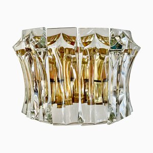 Applique Murale en Verre de Murano et Cristal de Venini, Italie, 1970s