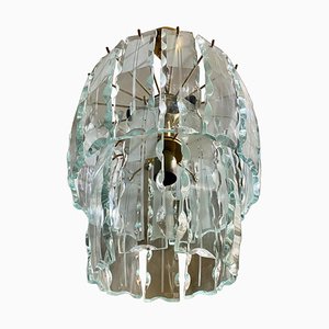 Lustre Zero Quattro en Verre, Italie, 1970s