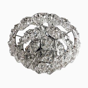 Diamond Glass and Chrome Scone from Kinkeldey, Austria, 1970s