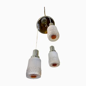 Große Eiskugel aus Muranoglas von Mazzega, Italien, 1970er