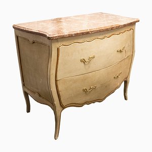 Rococo Style Handcrafted Two-Drawer Chest, 1850