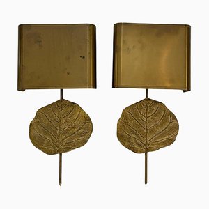 Französische Wandlampen von Maison Charles, 1970er, 2er Set