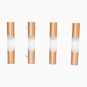Mid-Century Fuga Metal Wall Lights by Maija Liisa Komulainen for Raak, 1964, Set of 4