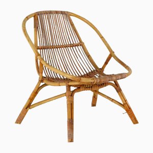 Sedia Neerlon in vimini, anni '60