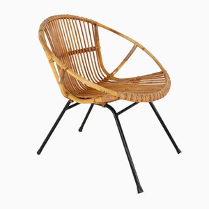 Neerkant Rattan Chair from Rohé Noordwolde, 1960s
