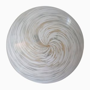 Lámpara de pared de diseño Swirl Mid-Century de Hillebrand, años 60