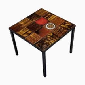 Tavolino in ceramica di Roche Bobois, anni '70