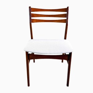 Sillas de comedor danesas Mid-Century de teca, años 60. Juego de 6
