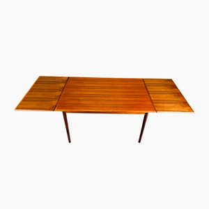 Table de Salle à Manger Extensible Mid-Century en Teck, Danemark, 1960s