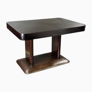 Mesa de comedor plegable Art Déco de Jindřich Halabala para Up Závody, años 30