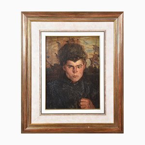 Da Rudolf Gudden, Ritratto di Evert 'Seek' Veerman, 1901, Olio su tavola