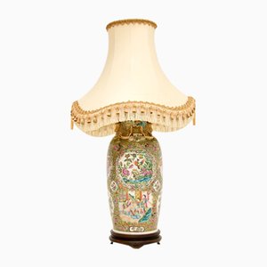Große antike orientalische Tischlampe aus Keramik, 1890