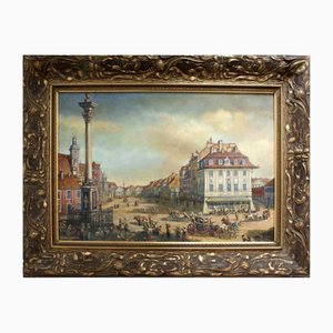 Michal Janczuk dopo Canaletto, Krakowskie Przedmiescie, Olio su tela, 2004