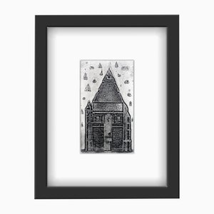Jerzy Dmitruk, Gothic Sky (Landscape of Abundance), 2016, Etching on Paper, 2016