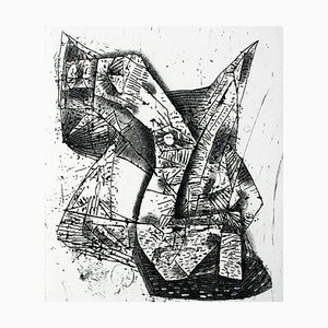 Jerzy Dmitruk, Badende (Floristen), Radierung auf Papier, 2011