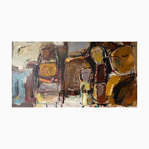 Anatoliy Tertichny, Abstrakter Expressionismus, 1991, Öl auf Leinwand