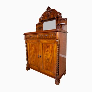 End of 19th Century Light Brown Eclectic Buffet in Walnut