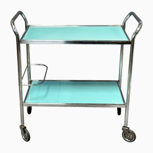Table de Service Bauhaus Fs 10 en Chrome de Hynek Gottwald, 1930s