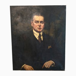 Retrato de un caballero eduardiano, 1910, óleo sobre lienzo