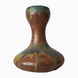 Vase Puisaye en Grès par Lebret, 1920s