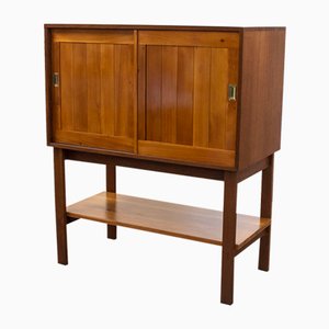 Mid-Century Cherry and Teak Cabinet, 1960s