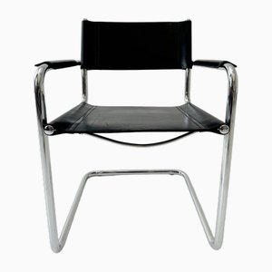 Leather MG5 Cantilever Chair by Matteo Grassi, 1970s