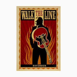Walk the Line Original Movie Poster by Shepard Fairey, 2005
