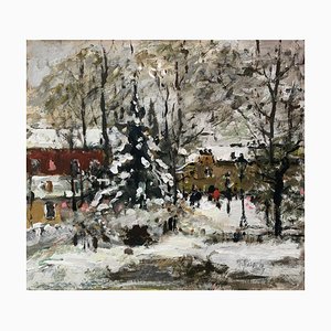 Magdalena Spasowicz, Landschaft, Öl an Bord