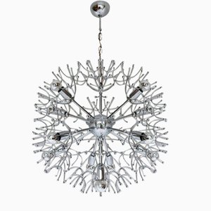 Large Sputnik Dandelion Chandelier by Gaetano Sciolari, Italy, 1960s