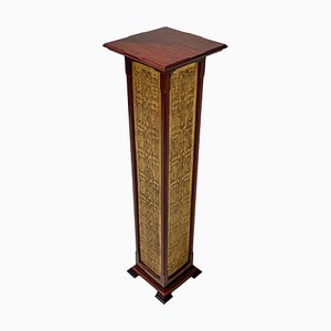 Arts & Crafts Art Nouveau Pedestal by Carel Adolph Lion Cachet, 1890s