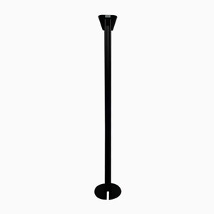 Vintage Italian Black Metal Floor Lamp by Lami Progretti, 1980